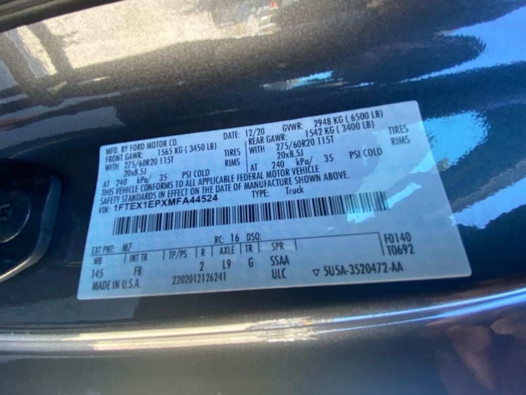 2021 Ford F-150 XLT