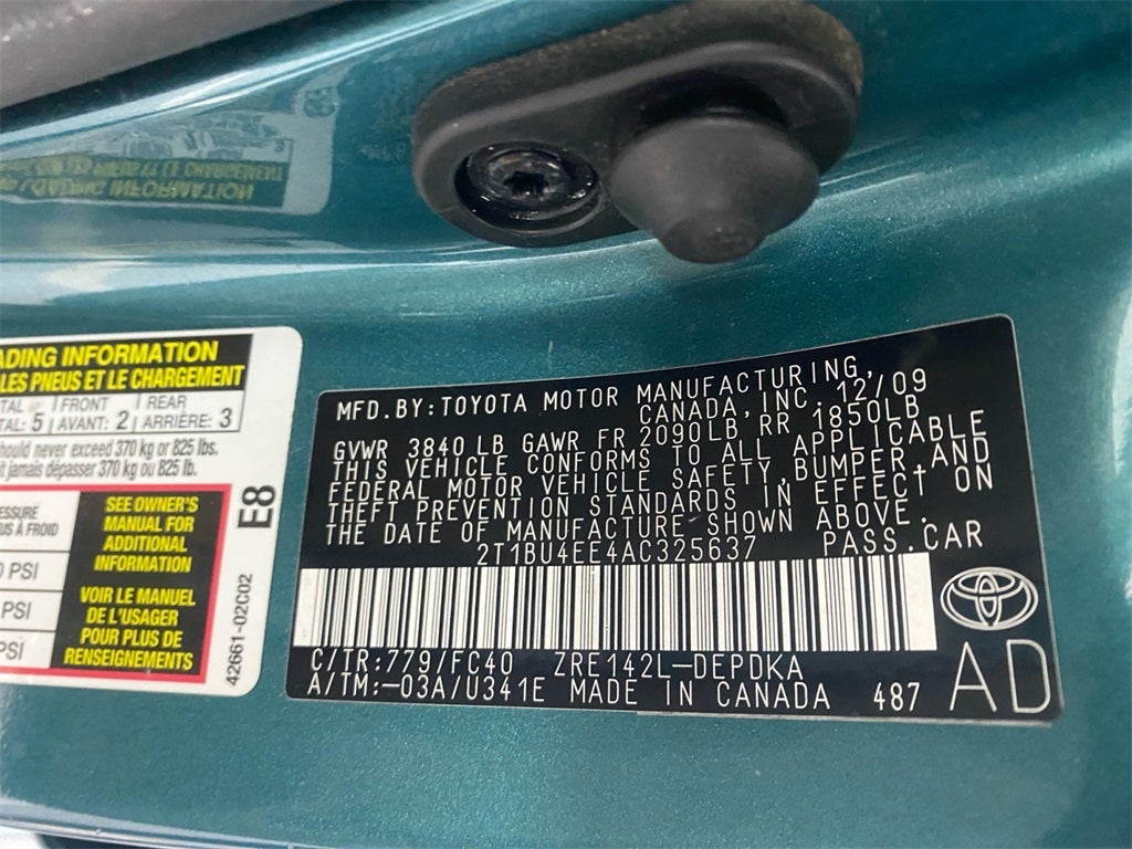 2010 Toyota COROLLA LE