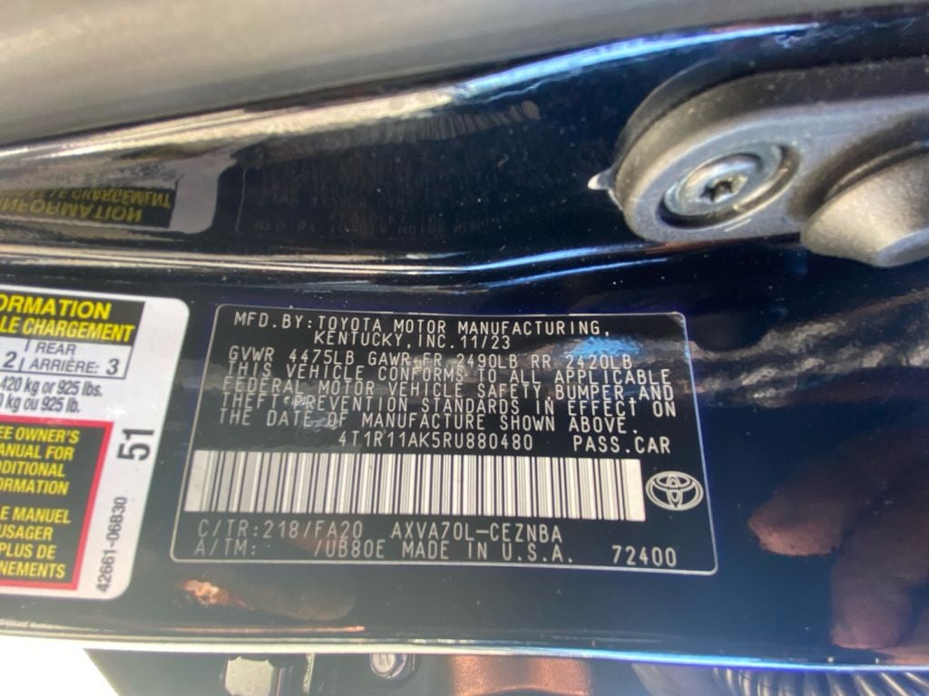 2024 Toyota CAMRY LE