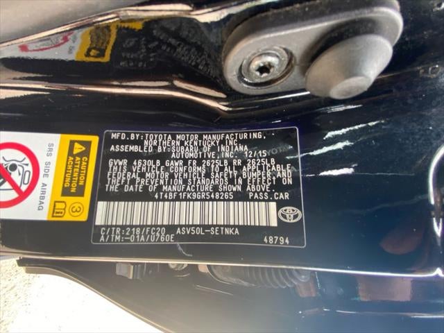 2016 Toyota CAMRY LE