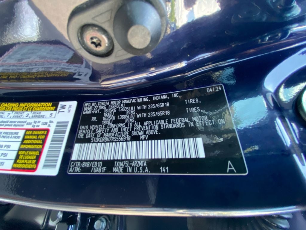 2024 Toyota HIGHLANDER XLE