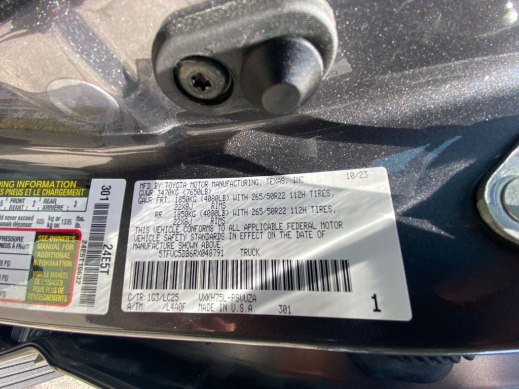 2024 Toyota Tundra i-FORCE MAX Capstone