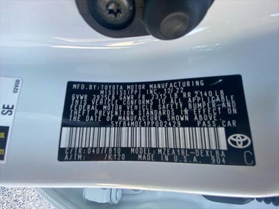 2023 Toyota Corolla LE